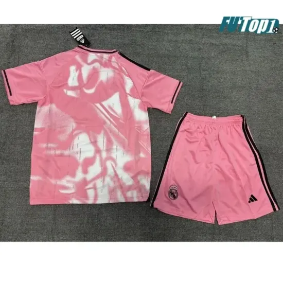 Camiseta Calidad THAI Real Madrid 2025/26 Especial Edición Rosa (Camiseta + Pantalón Corto)