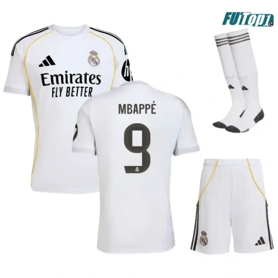 Camiseta Calidad AAA MBAPPÉ 9 Real Madrid Local 2025/26 Equipación
