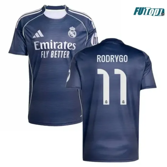 Camiseta Calidad AAA RODRYGO 11 Real Madrid Segunda Equipación 2025/26