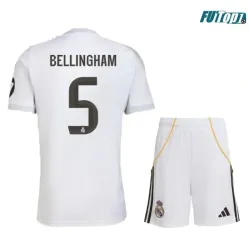 Camiseta Calidad Premium BELLINGHAM 5 Real Madrid Local Primera Equipación 2025/26 (Camiseta + Pantalón Corto)