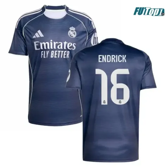 Camiseta Calidad Premium ENDRICK 16 Real Madrid Away 2025/26