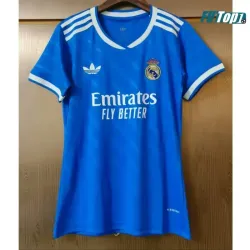 Camiseta Calidad Premium Real Madrid 2025/26 Azul Mujer