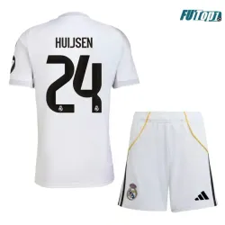 Camiseta Calidad THAI HUIJSEN 24 Real Madrid Primera Equipación 2025/26 Niño