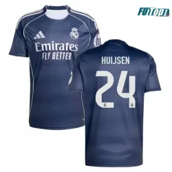 Camiseta Calidad THAI HUIJSEN 24 Real Madrid Visitante Segunda Equipación 2025/26