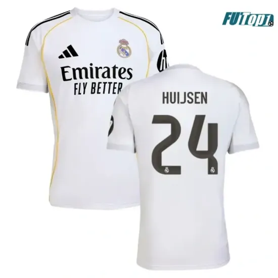 Camiseta Futbol HUIJSEN 24 Real Madrid Local 2025/26