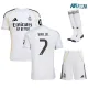 Camiseta Futbol VINI JR. 7 Real Madrid Home 2025/26 Niño