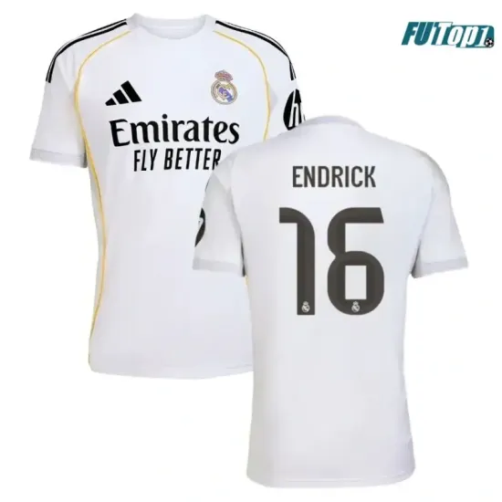 Camiseta Replica ENDRICK 16 Real Madrid Home Primera Equipación 2025/26