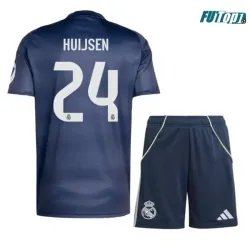 Camiseta Replica HUIJSEN 24 Real Madrid Away Segunda Equipación 2025/26 (Camiseta + Pantalón Corto)