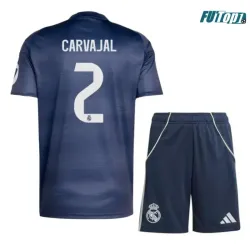 Camiseta Barata CARVAJAL 2 Real Madrid Segunda Equipación 2025/26 (Camiseta + Pantalón Corto)