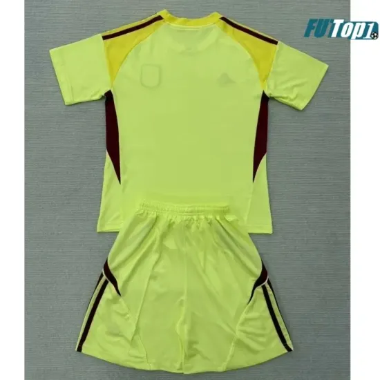 Camiseta Barata de Portero Aston Villa 2025/26 Amarillo Niño