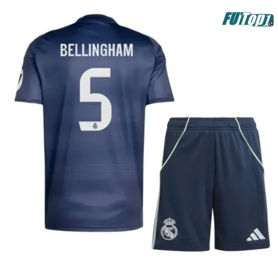 Camiseta Calidad THAI BELLINGHAM 5 Real Madrid Away 2025/26 Equipación