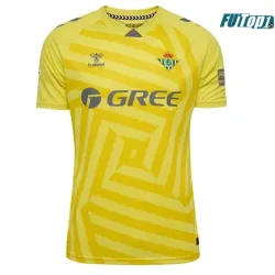 Camiseta Calidad THAI de Portero Real Betis Amarillo 2025/26 con Parche La Liga