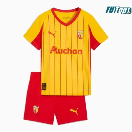 Camiseta Calidad Premium RC Lens Local Primera Equipación 2025/26 Niño