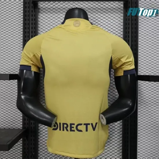Camiseta Replica Boca Juniors Visitante Segunda Equipación 2025/26 Versión Jugador