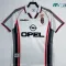 Camiseta Calidad AAA AC Milan Visitante Segunda Equipación 1997/98 Retro Clasico Edición Especial Negro
