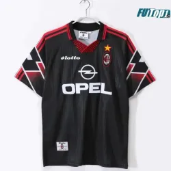 Camiseta Calidad THAI AC Milan 1997/98 Antigua Edición Especial Negro