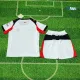 Camiseta AC Milan Segunda Equipación 2025/2026 Blanco Niño Kit
