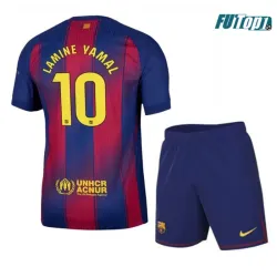 Camiseta Barata Lamine Yamal 10 Barcelona Local Primera Equipación 2025/26 (Camiseta + Pantalón Corto)