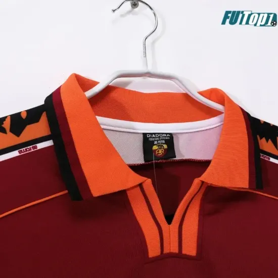 Camiseta Calidad AAA AS Roma Home Primera Equipación 1998/99 Antigua ML