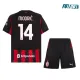Camiseta Calidad AAA MODRIĆ 14 AC Milan Home Primera Equipación 2025/26 Niño
