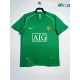Camiseta Calidad Premium de Portero Manchester United 2007/08 Retro Verde