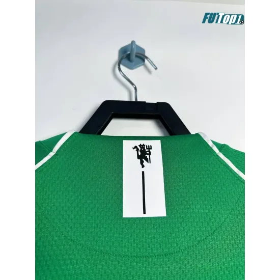 Camiseta Calidad Premium de Portero Manchester United 2007/08 Retro Verde