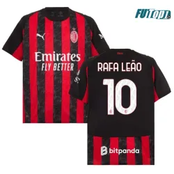 Camiseta Calidad Premium RAFA LEÃO 10 AC Milan Local Primera Equipación 2025/26