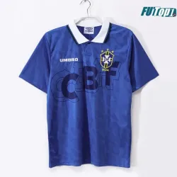 Camiseta Futbol Brasil Away Segunda Equipación 1991/93 Vintage