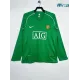 Camiseta Futbol de Portero Manchester United 2007/08 Vintage Verde ML