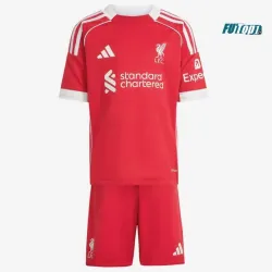 Camiseta Liverpool Primera Equipación 2025/2026 Rojo Niño Kit