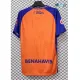Camiseta Málaga CF Segunda Equipación 2025/2026 Naranja/Azul con Parche La Liga