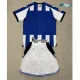 Camiseta Real Sociedad Primera Equipación 2025/2026 Azul/Blanco Niño Kit con Parche La Liga