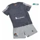 Camiseta Real Sociedad Segunda Equipación 2025/2026 Azul Marino/Gris Niño Kit con Parche La Liga