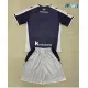 Camiseta Real Sociedad Segunda Equipación 2025/2026 Azul Marino/Gris Niño Kit con Parche La Liga