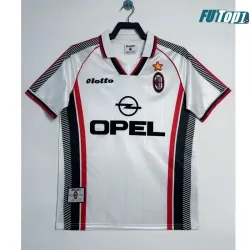 Camiseta Replica AC Milan Visitante 1997/98 Retro Clasico