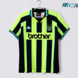 Camiseta Replica Manchester City Segunda Equipación 1998/99 Vintage