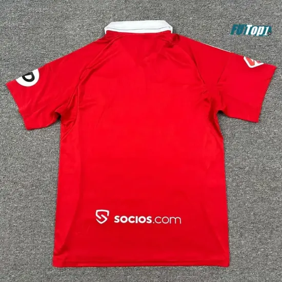 Camiseta Sevilla FC 2025/2026 Segunda Equipación Rojo con Parche La Liga