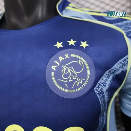 Camiseta Ajax Segunda Equipación 2025/2026 Azul (EDICIÓN JUGADOR)