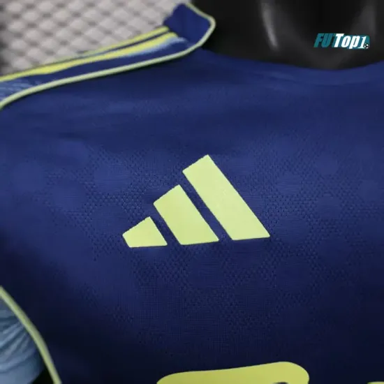 Camiseta Ajax Segunda Equipación 2025/2026 Azul (EDICIÓN JUGADOR)