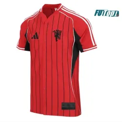 Camiseta Barata Manchester United 2025/26 Baseball Shirt Rojo