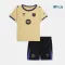 Camiseta Barcelona Segunda Equipación 2025/2026 Oro Niño Kit