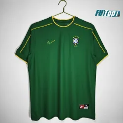 Camiseta Calidad AAA de Portero Brasil 1998 Retro