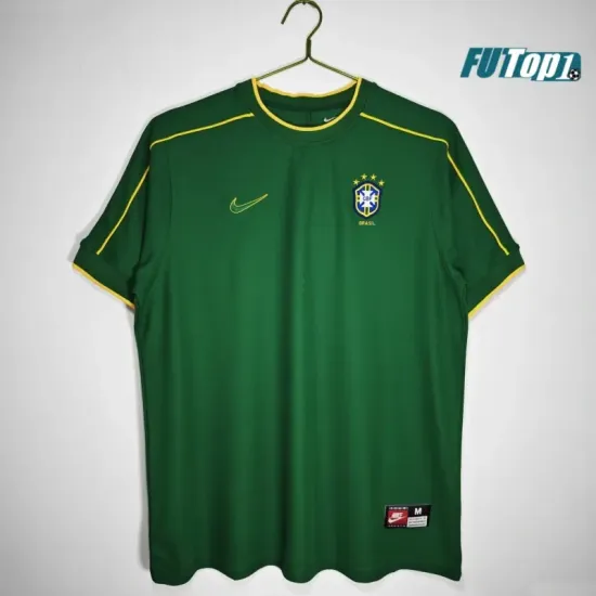 Camiseta Calidad AAA de Portero Brasil 1998 Retro