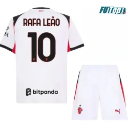 Camiseta Calidad AAA RAFA LEÃO 10 AC Milan Away Segunda Equipación 2025/26 (Camiseta + Pantalón Corto)
