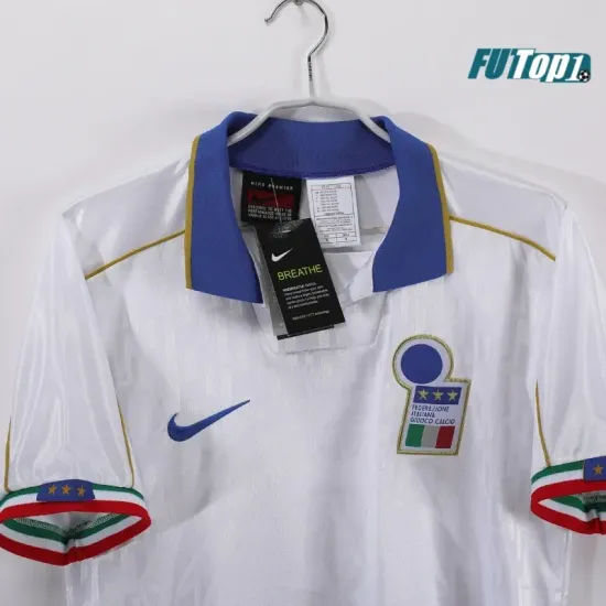 Camiseta Calidad Premium Italia Segunda Equipación 1995 Vintage