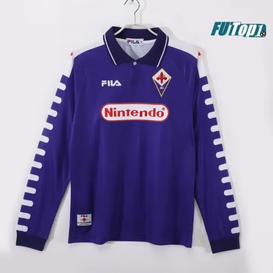 Camiseta Calidad THAI Fiorentina Local Primera Equipación 1998/99 Vintage ML