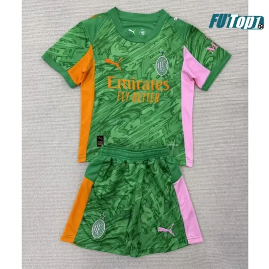 Camiseta Futbol de Portero AC Milan Tercera Equipación 2025/26 Niño