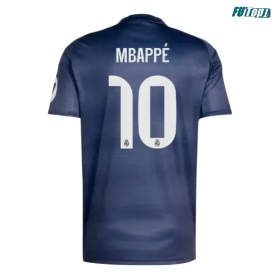 Camiseta MBAPPÉ 10 Real Madrid Segunda Equipación 2025/2026 Azul Marino