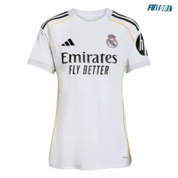 Camiseta MODRIĆ 10 Real Madrid Primera Equipación 2025/2026 Blanco Mujer