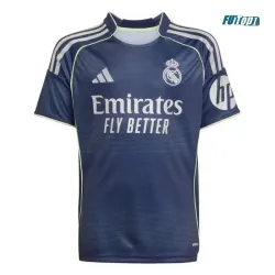 Camiseta MBAPPÉ 10 Real Madrid Segunda Equipación 2025/2026 Azul Marino Niño Kit